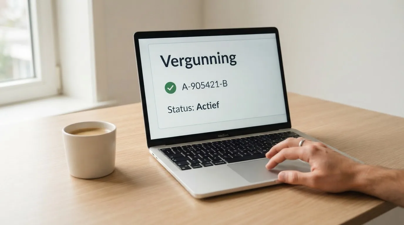 Een lege rechtszaal met houten banken in het ochtendlicht